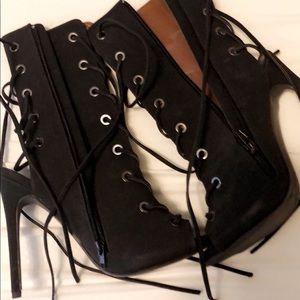 Lace up heels